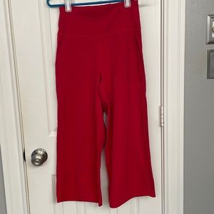 Lululemon red flare pant
